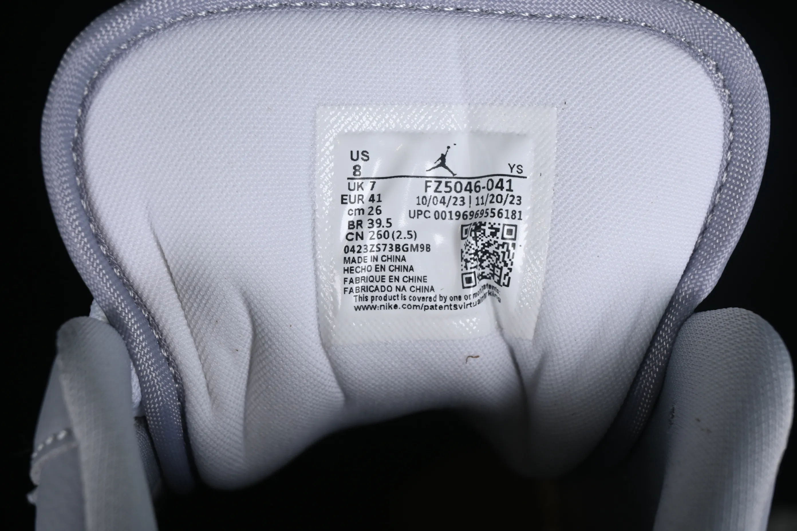 All categories Air Jordan Jordan series basketball shoes Air Jordan 1 Low Air Jordan 1 Low AJ1 Joe 1 contrast denim low-top cultural casual sneakers FZ5046-041